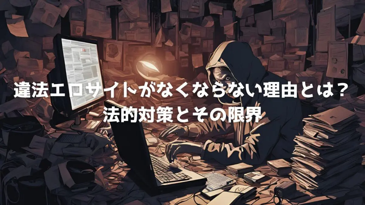 違法エロサイトがなくならない理由とは？法的対策とその限界